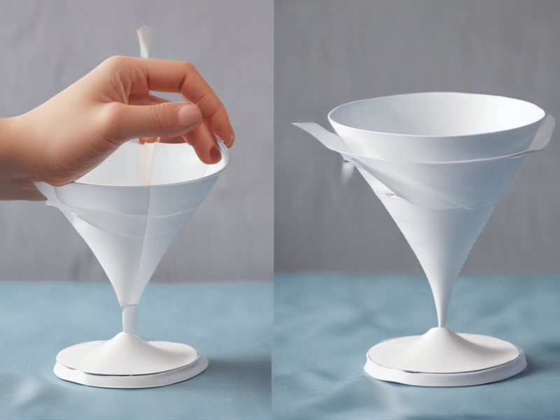 how to make a funnel with paper